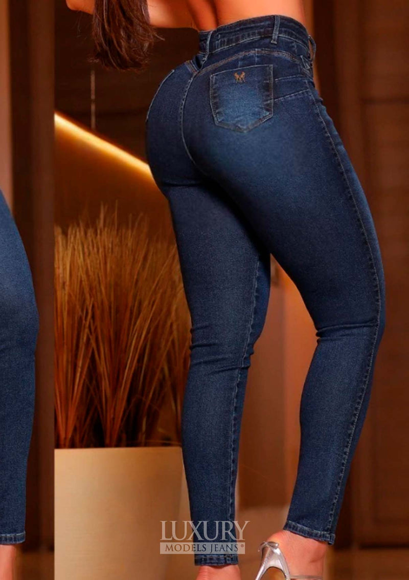 Calça Jeans Modeladora Lipo Empina Bumbum Cós Alto - C454