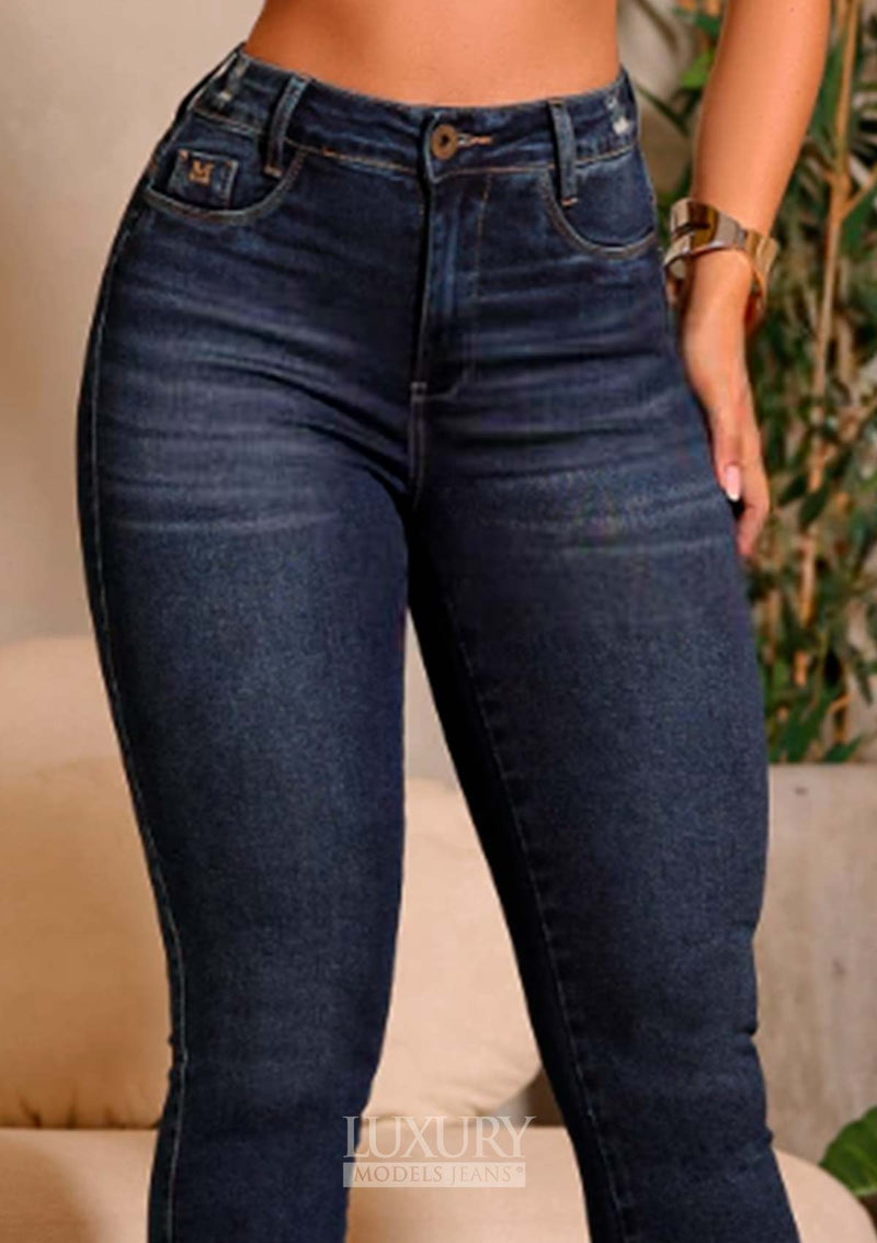Calça Jeans Modeladora Lipo Empina Bumbum Cós Alto - C454