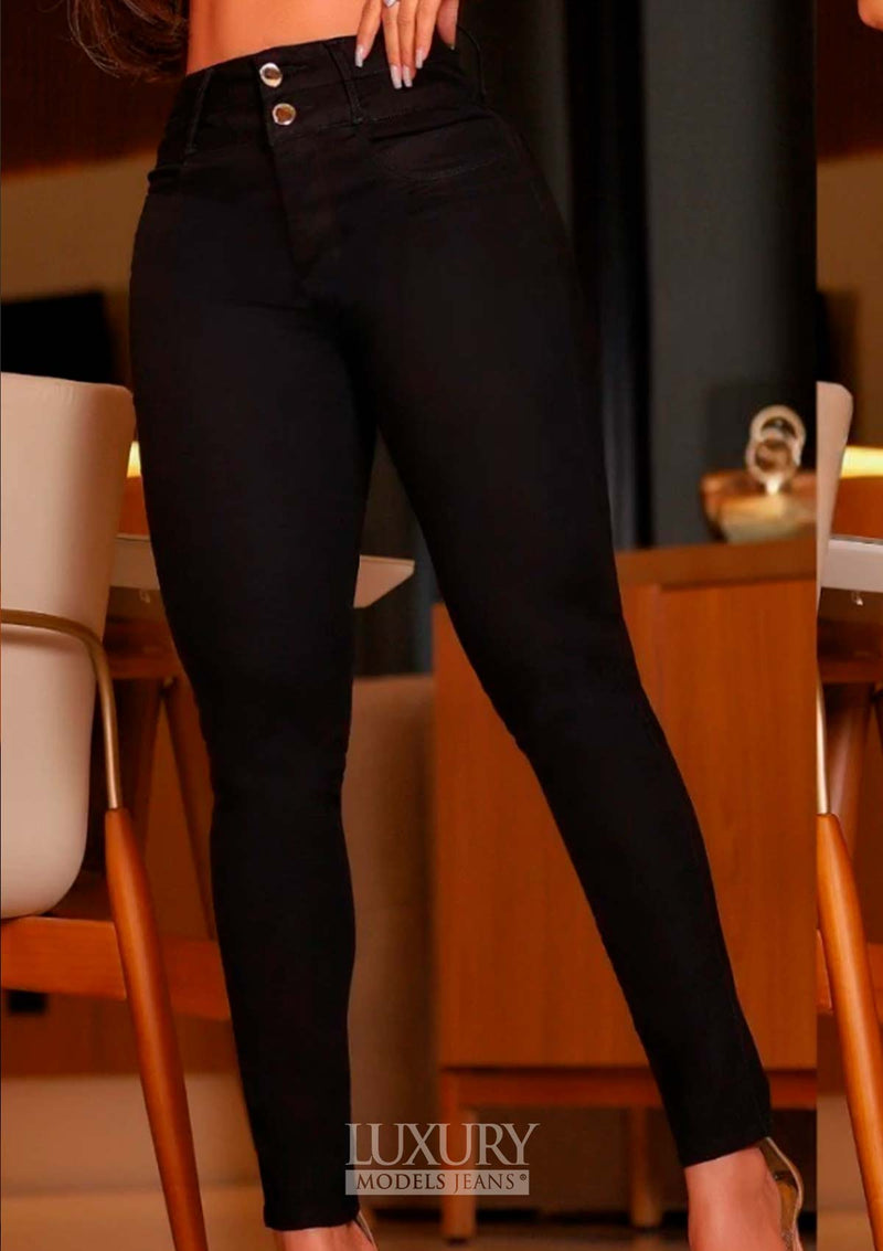 Calça Jeans Modeladora Super Lipo Empina Bumbum Cós Duplo - C464