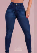 Calça Jeans Modeladora Lipo Empina Bumbum Cós Alto - C470