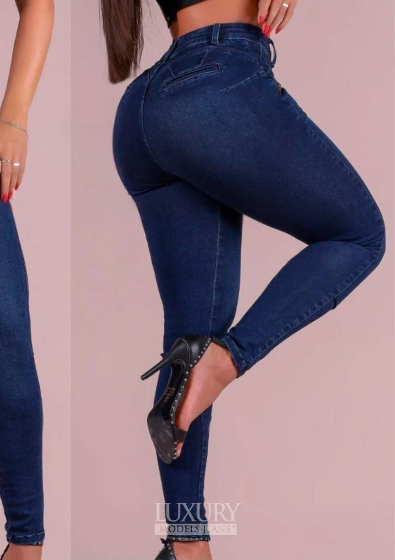 Calça Jeans Modeladora Lipo Empina Bumbum Cós Alto - C470