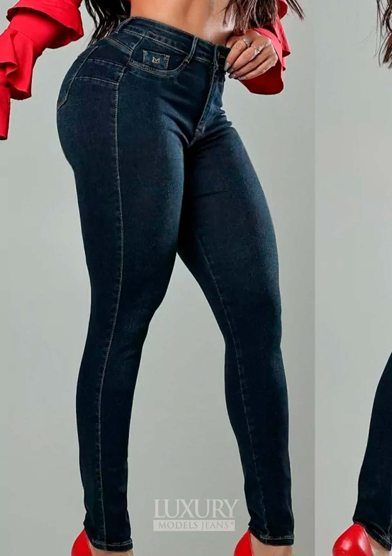 Calça Jeans Modeladora Lipo Empina Bumbum Cós Médio - C473