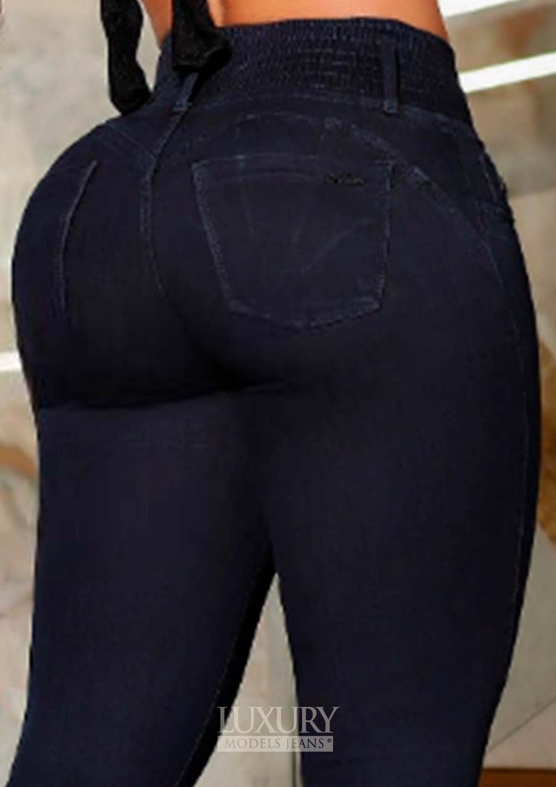 Calça Jeans Modeladora Super Lipo Empina Bumbum Cós Elástico - C525