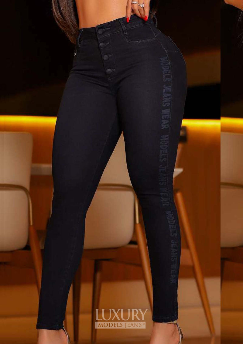 Calça Jeans Modeladora Lipo Empina Bumbum Cós Médio - C536
