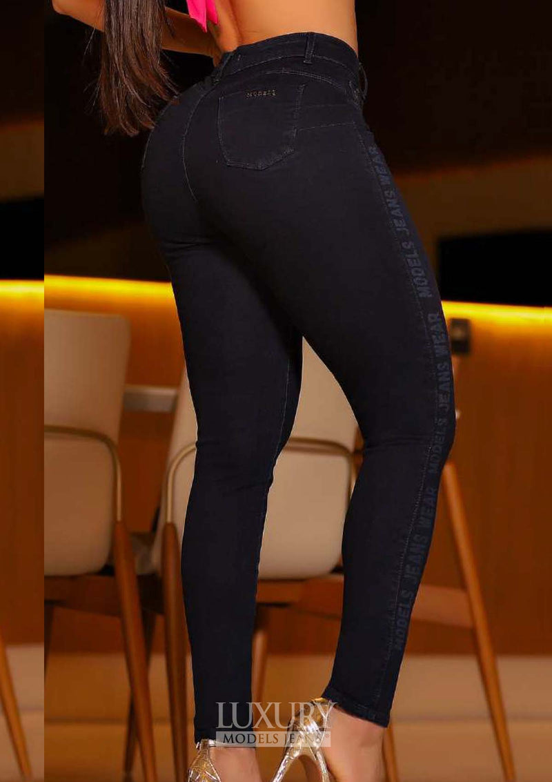 Calça Jeans Modeladora Lipo Empina Bumbum Cós Médio - C536