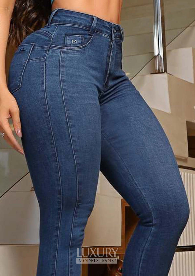 Calça Jeans Modeladora Lipo Empina Bumbum Cós Super Alto - C593