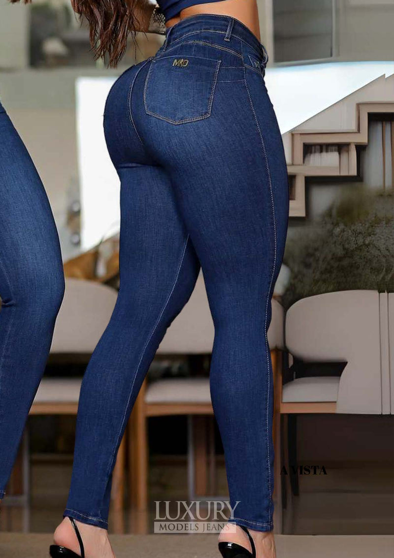 Calça Jeans Modeladora Lipo Empina Bumbum Cós Alto - C594