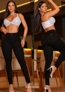 Calça Jeans Modeladora Lipo Empina Bumbum Cós Médio - C603