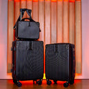 Kit com 2 Malas de Bordo + Frasqueira – Padrão ANAC | Cadeado Numérico | Rodinhas 360°