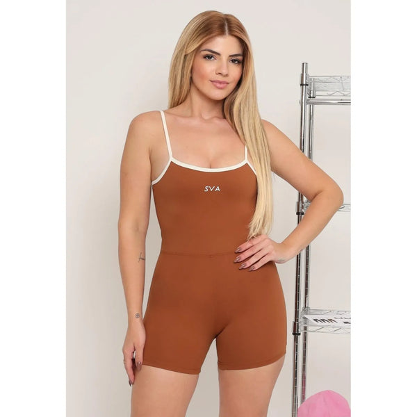 Macaquinho Nina Chocolate com Creme