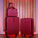 Kit com 2 Malas de Bordo + Frasqueira – Padrão ANAC | Cadeado Numérico | Rodinhas 360°